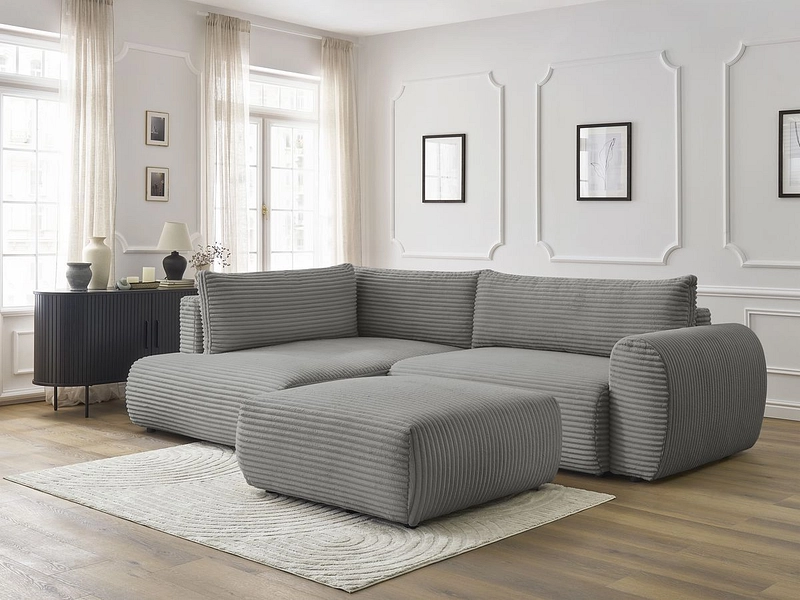 Ecksofa mit Hocker BOBOCHIC LUCIEN