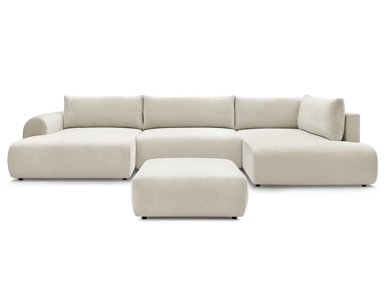 Panorama-Ecksofa mit Hocker BOBOCHIC LUCIEN