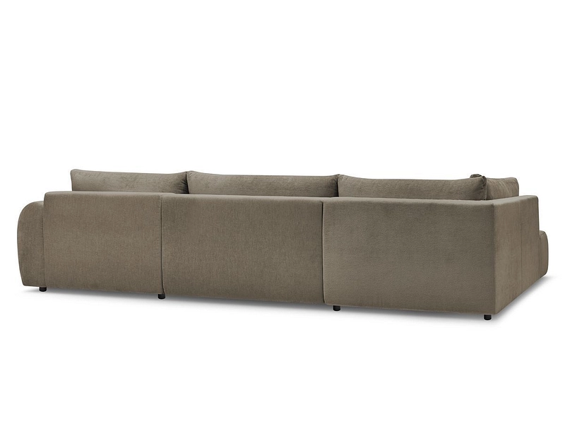 Panorama-Ecksofa mit Hocker BOBOCHIC LUCIEN