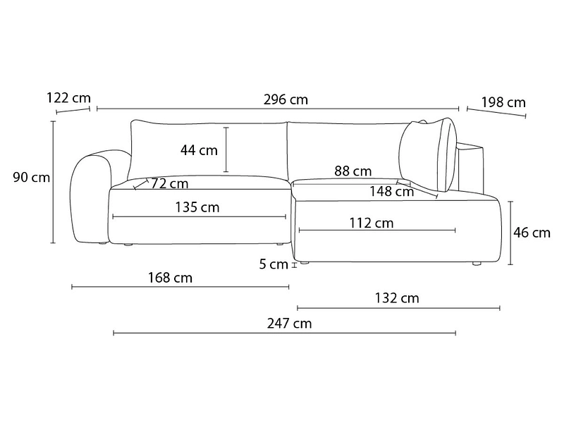 Ecksofa BOBOCHIC LUCIEN