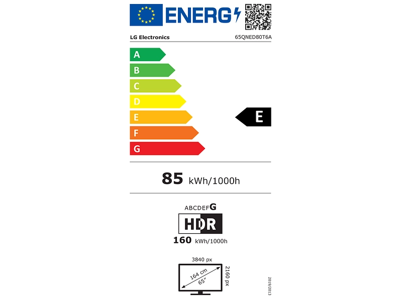 TV QNED LG ELECTRONICS 65''/165 cm