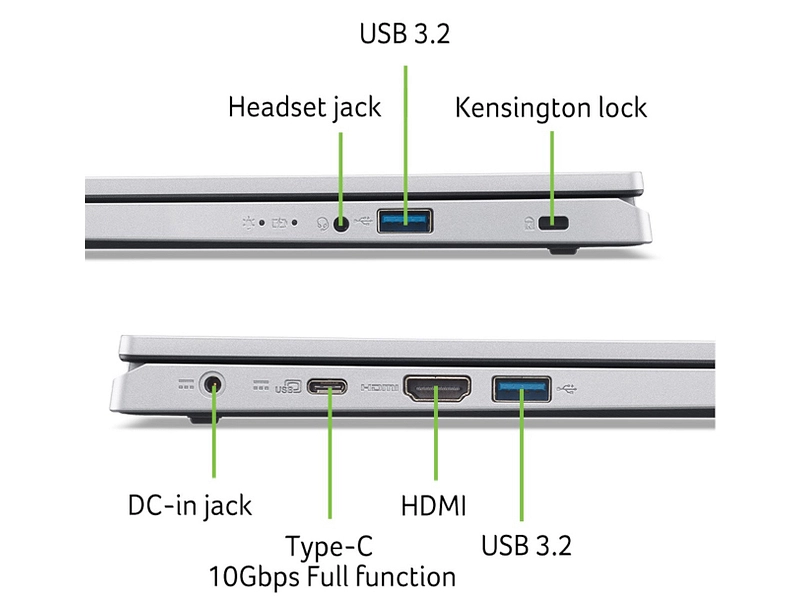 Notebook ACER 15.6'' 128 GB SSD