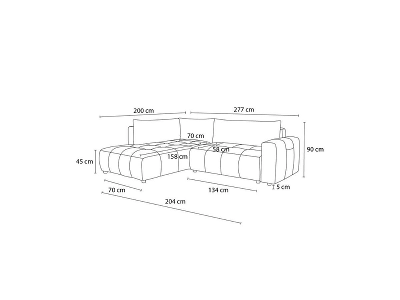 Ecksofa BOBOCHIC ARSENE