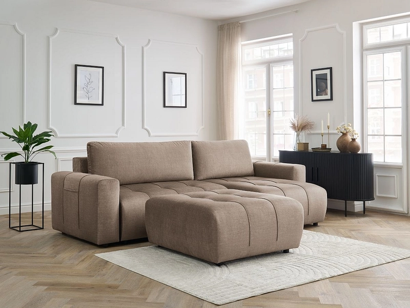 Ecksofa mit Hocker BOBOCHIC ARSENE