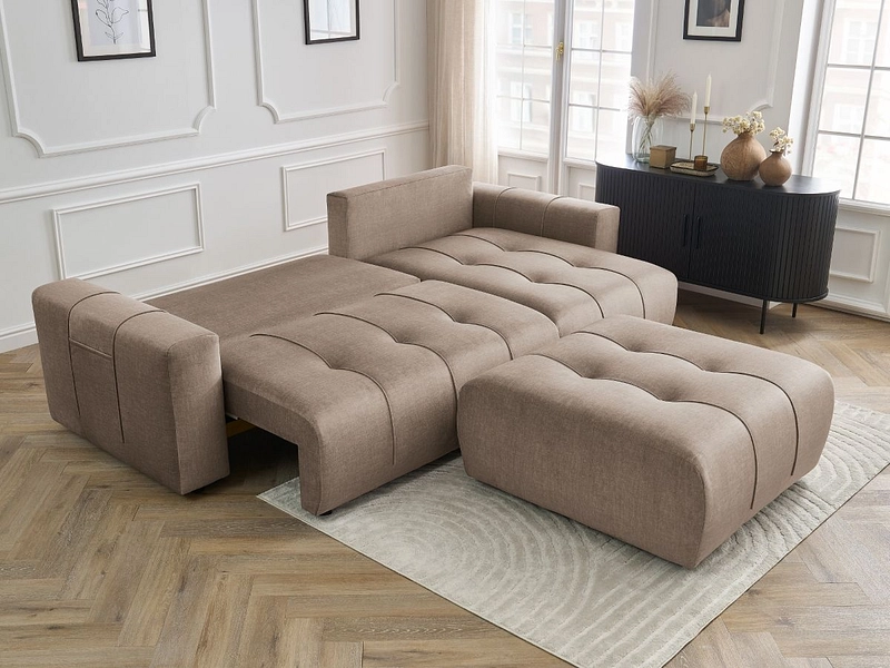 Ecksofa mit Hocker BOBOCHIC ARSENE