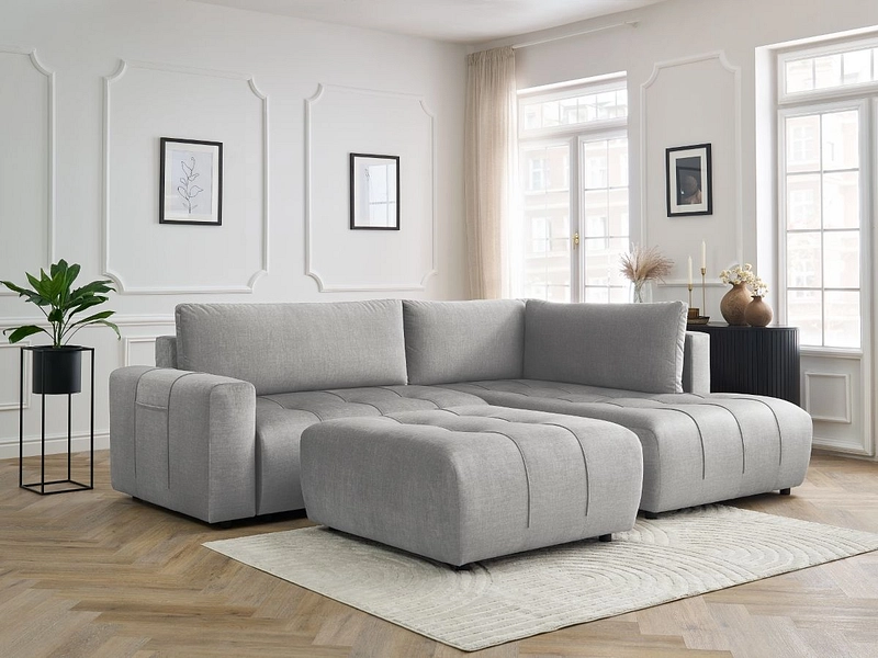 Ecksofa mit Hocker BOBOCHIC ARSENE