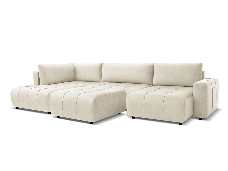 Panorama-Ecksofa mit Hocker BOBOCHIC ARSENE