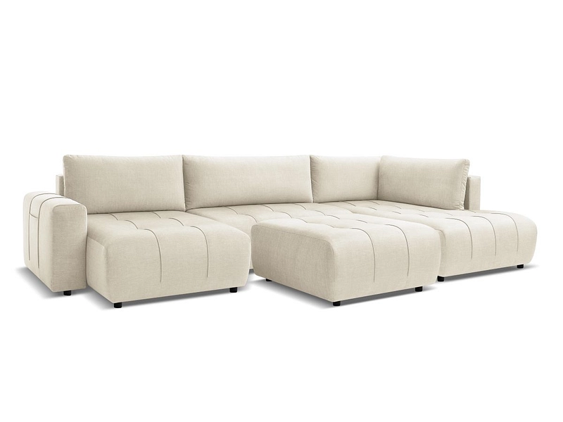 Panorama-Ecksofa mit Hocker BOBOCHIC ARSENE