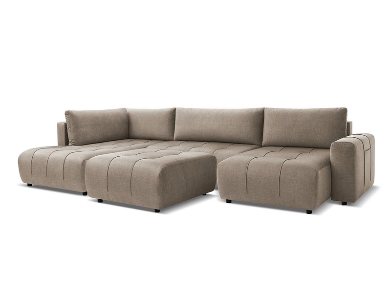 Panorama-Ecksofa mit Hocker BOBOCHIC ARSENE