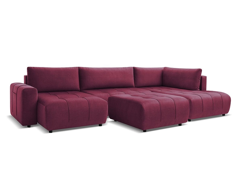 Panorama-Ecksofa mit Hocker BOBOCHIC ARSENE