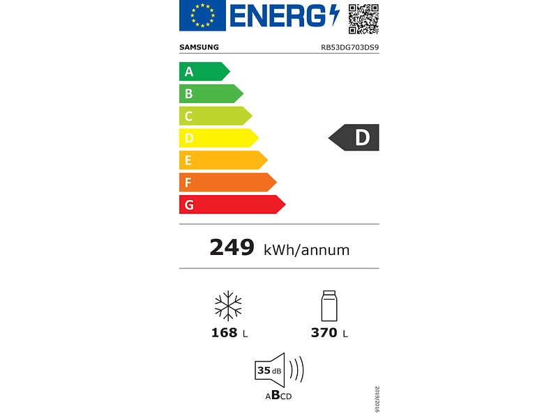 Réfri-congélateur combiné SAMSUNG