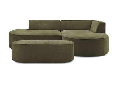 Ecksofa mit Hocker BOBOCHIC ROUSSEAU