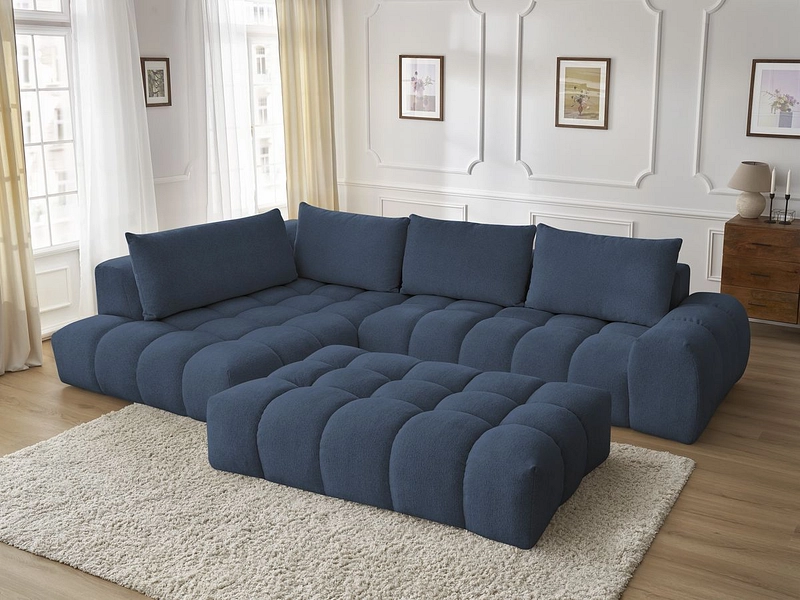 Ecksofa mit Hocker BOBOCHIC EVEREST