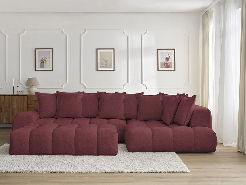 Ecksofa mit Hocker BOBOCHIC EVEREST