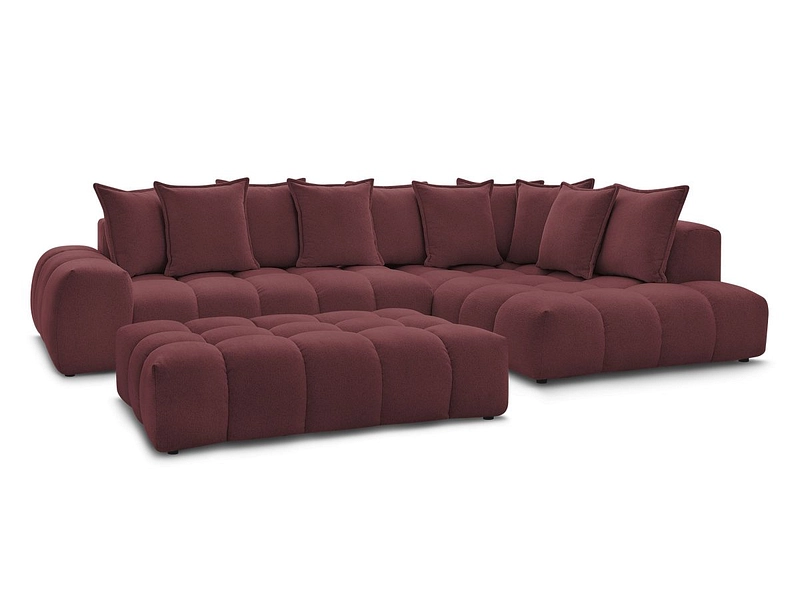 Ecksofa mit Hocker BOBOCHIC EVEREST