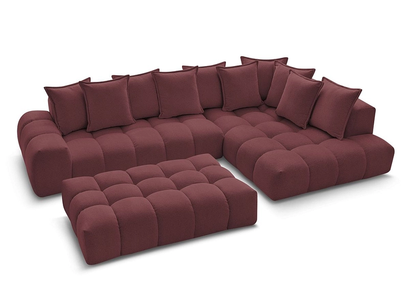 Ecksofa mit Hocker BOBOCHIC EVEREST