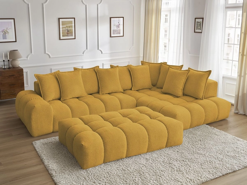 Ecksofa mit Hocker BOBOCHIC EVEREST