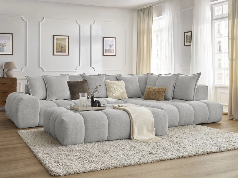 Ecksofa mit Hocker BOBOCHIC EVEREST