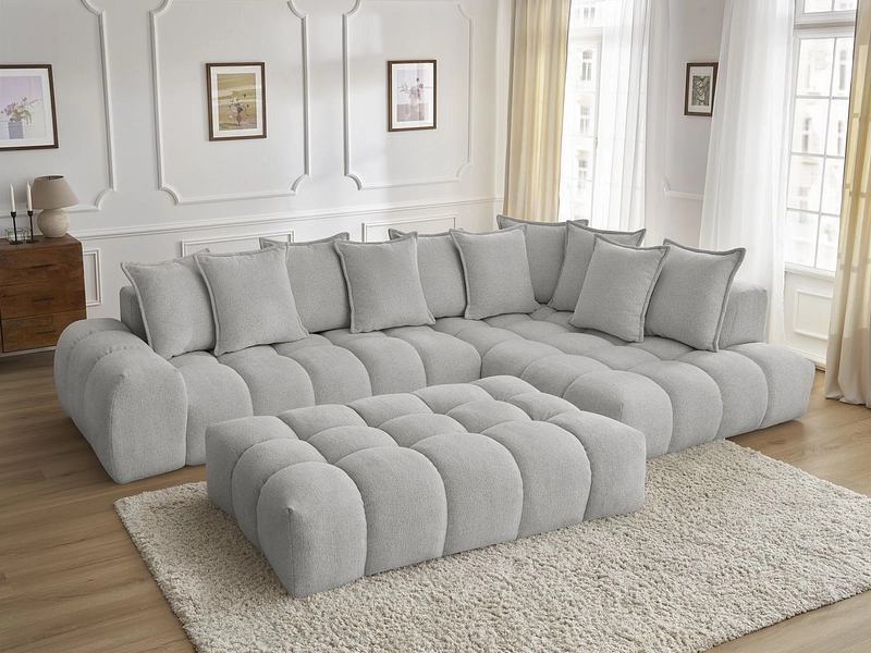 Ecksofa mit Hocker BOBOCHIC EVEREST