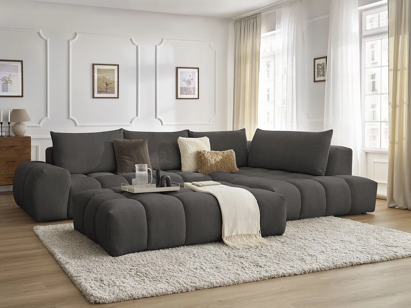 Ecksofa mit Hocker BOBOCHIC EVEREST