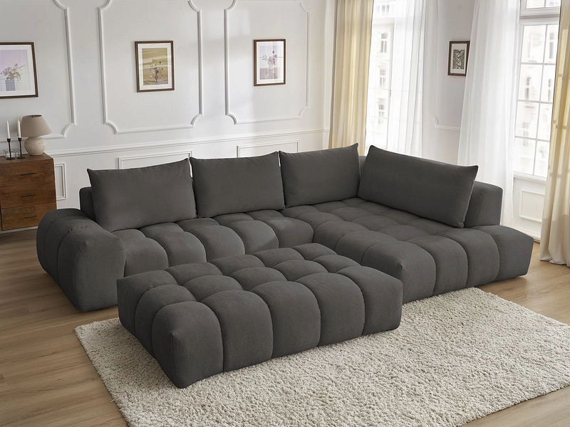 Ecksofa mit Hocker BOBOCHIC EVEREST