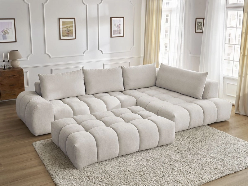 Ecksofa mit Hocker BOBOCHIC EVEREST