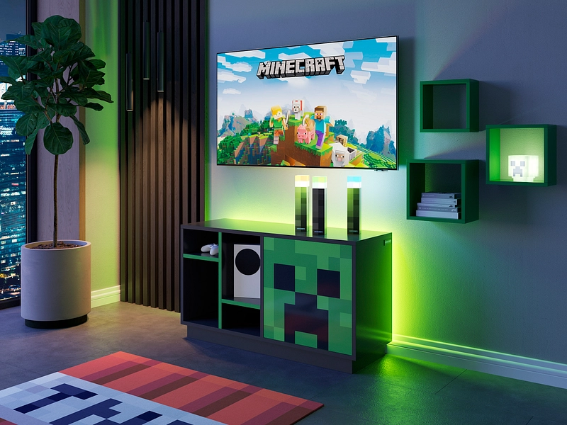 Meuble TV CREEPER MINECRAFT