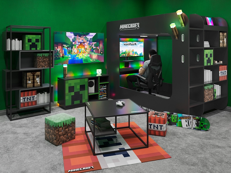 TV-Möbel CREEPER MINECRAFT