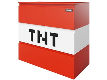 Commode TNT MINECRAFT 3 tiroirs