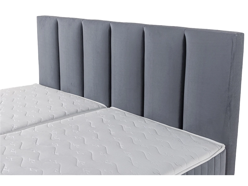 Boxspringbett PIANO grau