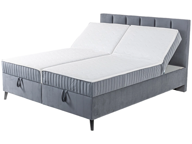 Boxspringbett PIANO grau