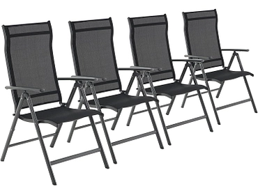 Set de 4 fauteuils multiposition TOP