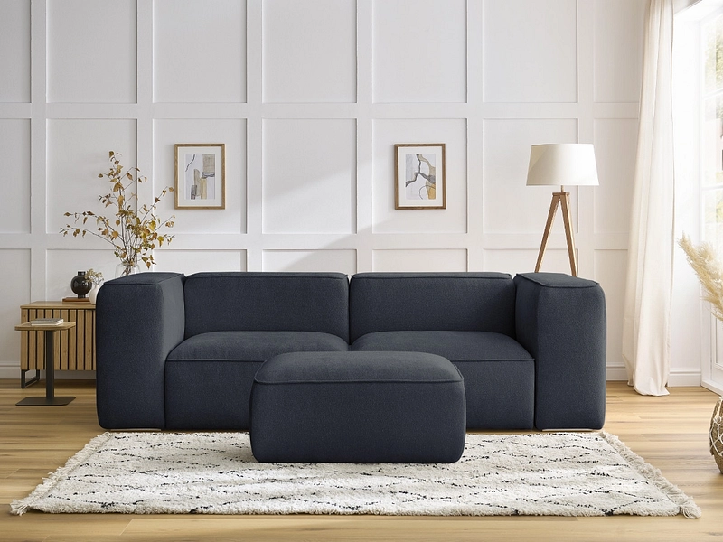 2er Sofa mit Hocker BOBOCHIC ZEPHYR