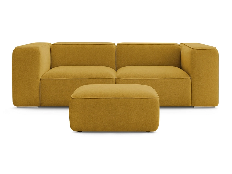 2er Sofa mit Hocker BOBOCHIC ZEPHYR