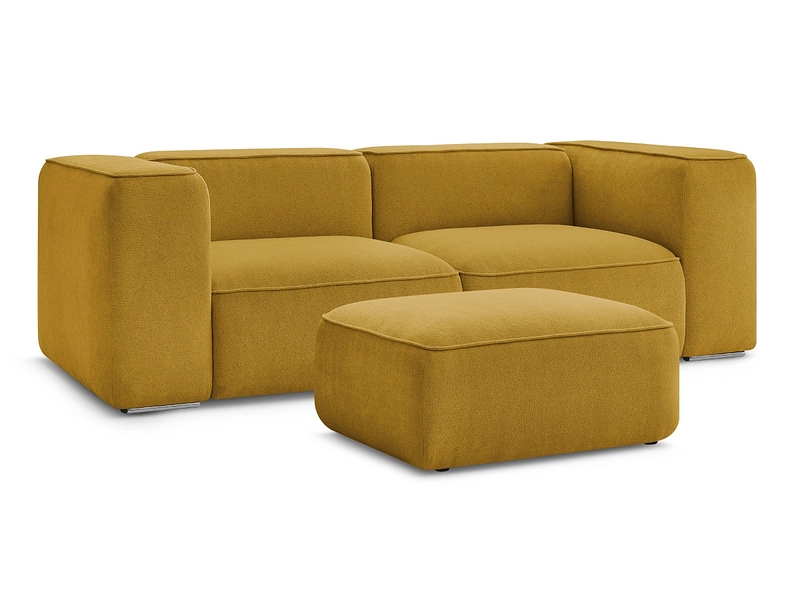 2er Sofa mit Hocker BOBOCHIC ZEPHYR