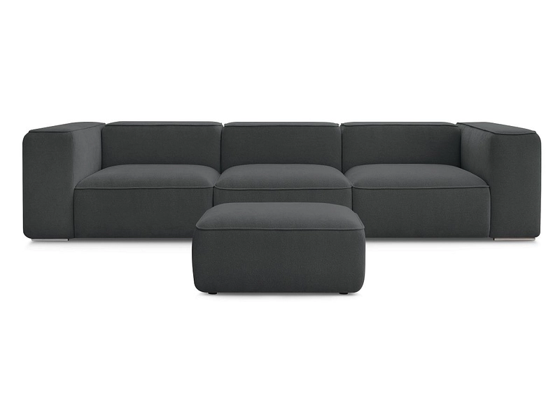 3er Sofa mit Hocker BOBOCHIC ZEPHYR