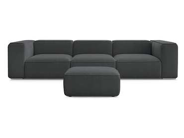 3er Sofa mit Hocker BOBOCHIC ZEPHYR