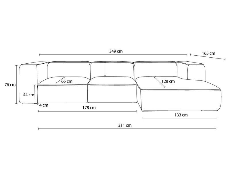 Ecksofa BOBOCHIC ZEPHYR