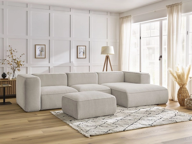 Ecksofa mit Hocker BOBOCHIC ZEPHYR