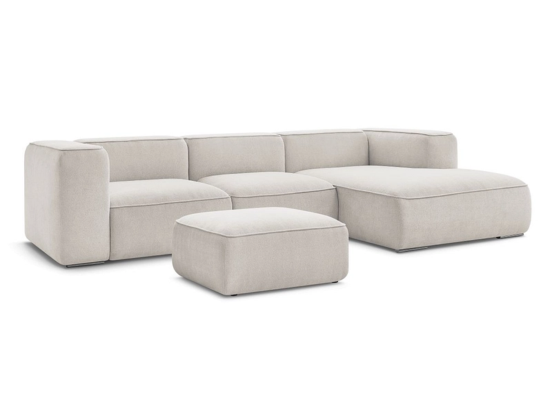 Ecksofa mit Hocker BOBOCHIC ZEPHYR