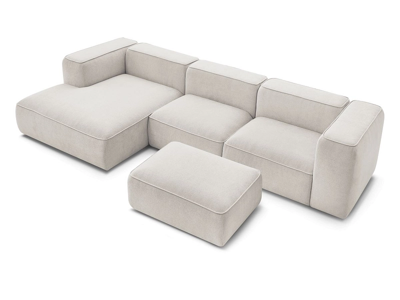 Ecksofa mit Hocker BOBOCHIC ZEPHYR