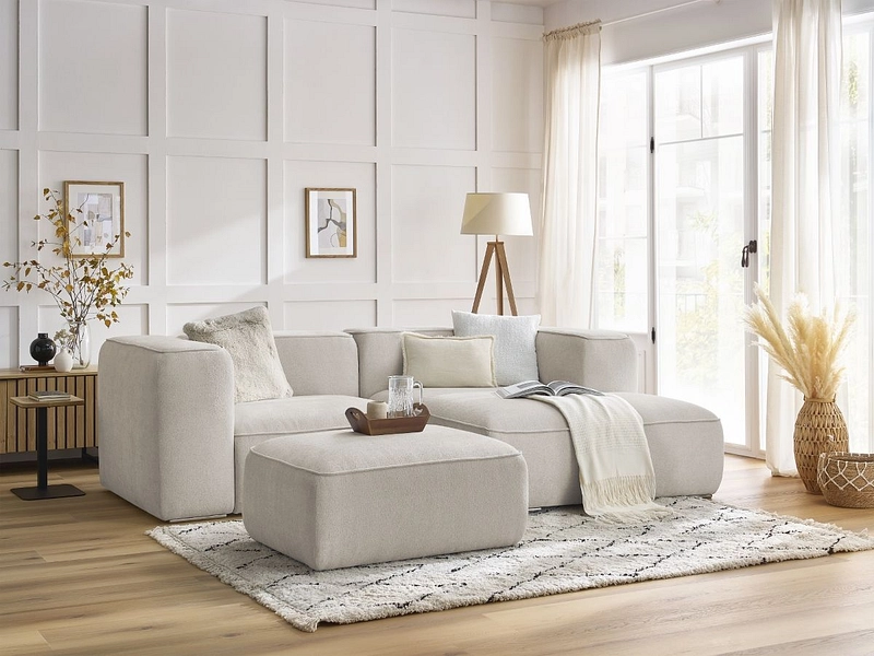 Ecksofa mit Hocker BOBOCHIC ZEPHYR