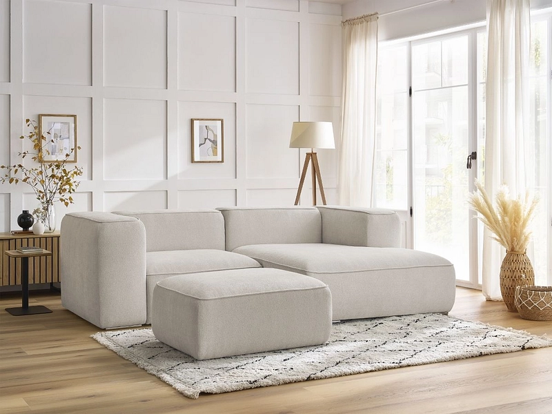 Ecksofa mit Hocker BOBOCHIC ZEPHYR