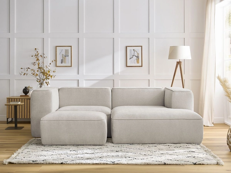 Ecksofa mit Hocker BOBOCHIC ZEPHYR