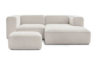 Ecksofa mit Hocker BOBOCHIC ZEPHYR