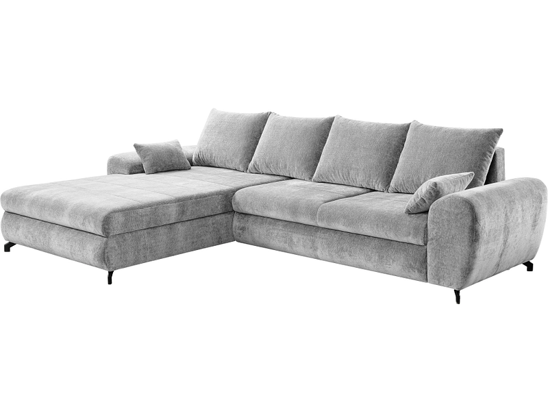 Ecksofa YOKO Stoff grau