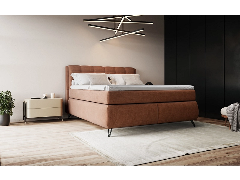 Boxspringbett TREVISO braun