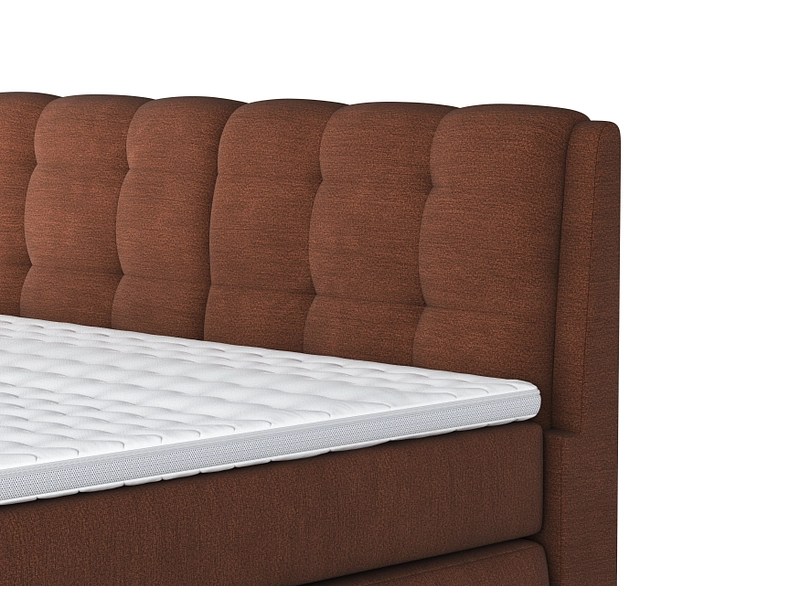 Boxspringbett TREVISO braun