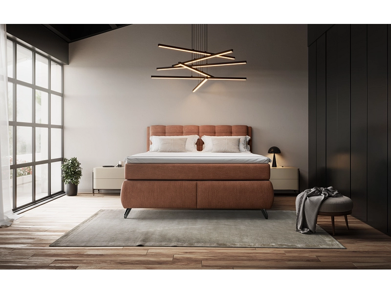 Boxspring TREVISO brun