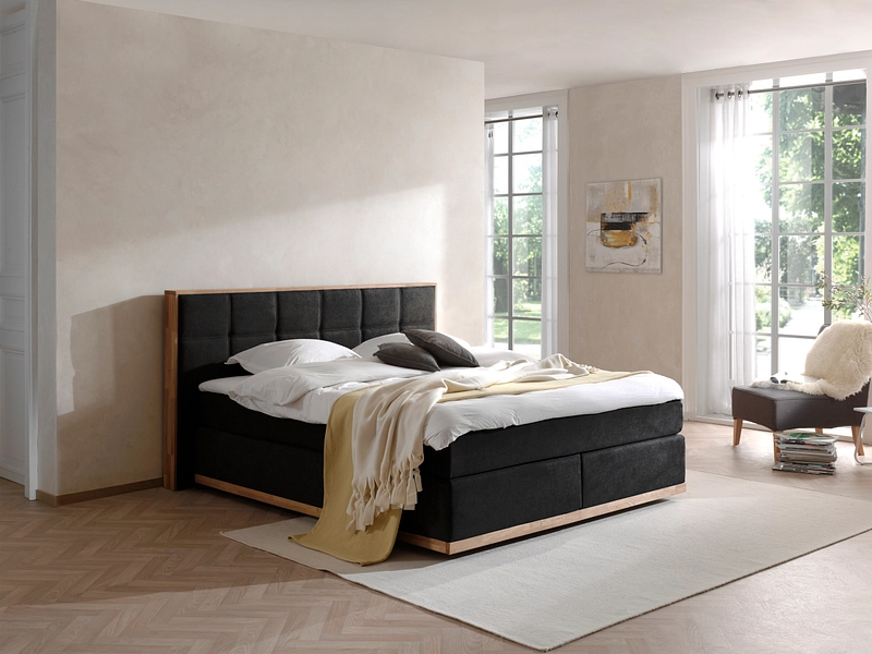 Boxspring LEVANA nero